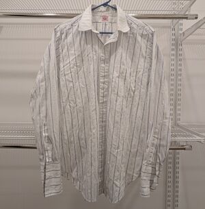 Brooks Brothers BW Striped Button Down Shirt